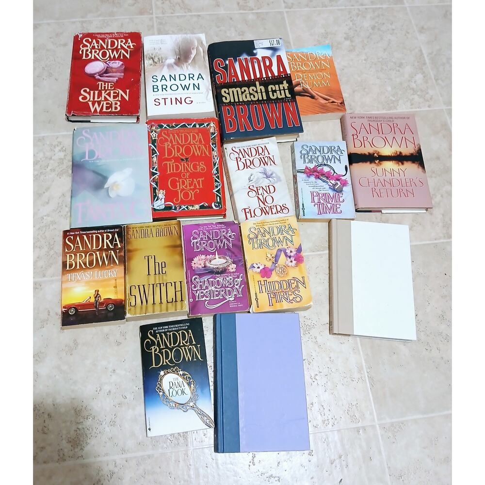 Sandra Brown Book Lot